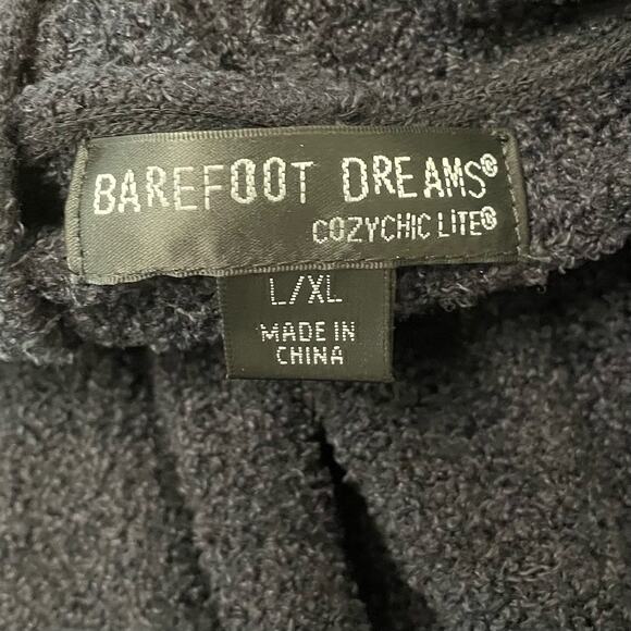 Barefoot Dreams Navy Blue CozyChic Lite Island Wrap Size L/XL - Picture 2 of 10